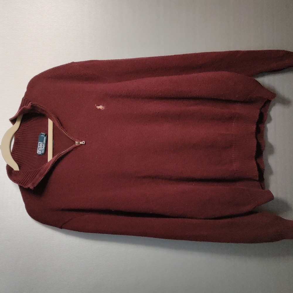 Polo Ralph Lauren quarter zip sweater mens xl